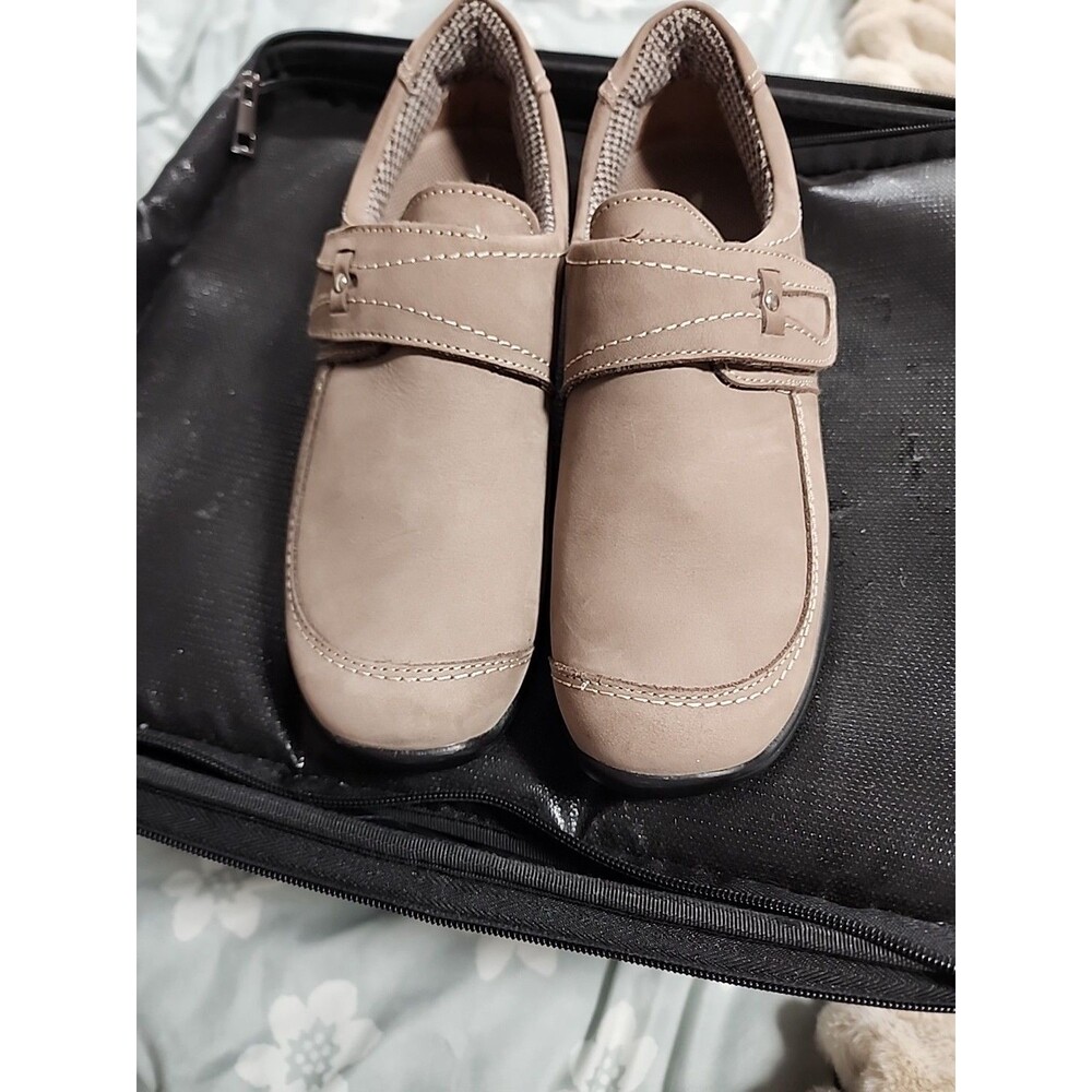 Drew Barefoot Freedom Antwerp Womens 7.5 N Taupe Nubuck Diabetic Comfort Shoes